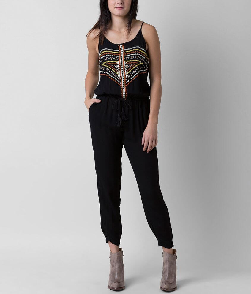 Rip Curl Ritual Embroidered Jumpsuit front view