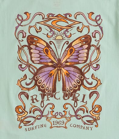 Rip Curl Girls - Butterfly Heritage T-Shirt misc detail 1 view