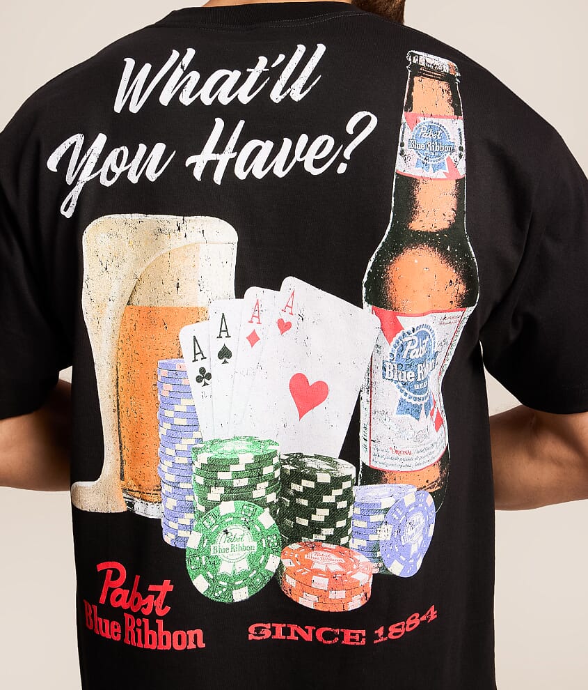Pabst Blue Ribbon Poker T-Shirt
