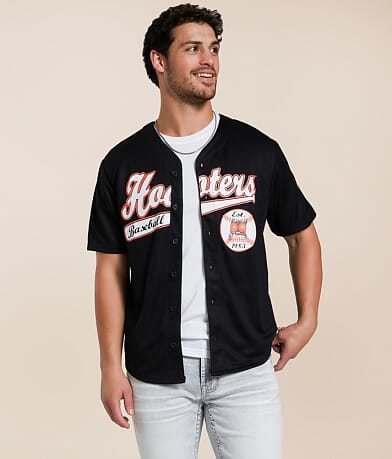 Ripple Junction® Hooters® Baseball Jersey front view