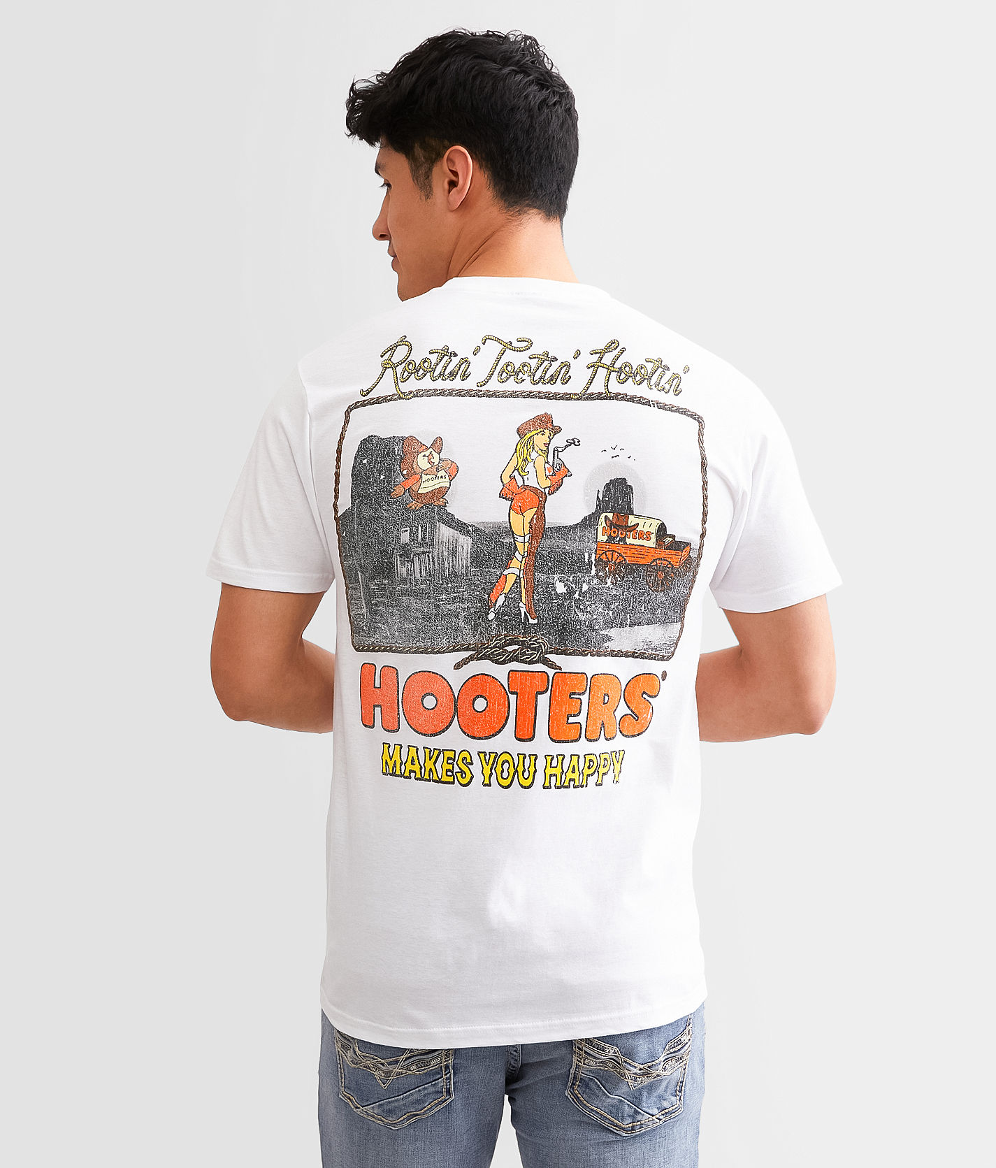 Ripple Junction® Hooters® Rootin' Tootin' T-Shirt - Men's T Ripple Junction® Hooters® Rootin' Tootin' T-Shirt - Men's T
