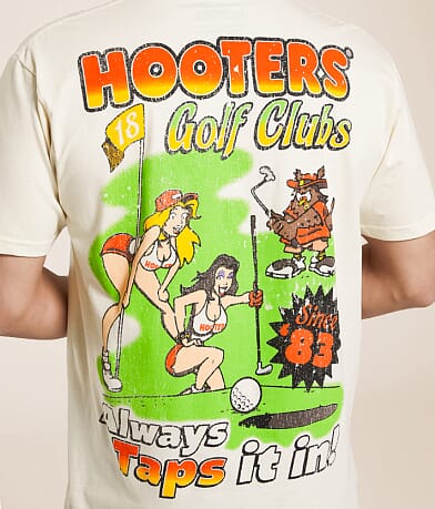 Ripple Junction&#174; Hooters&#174; Golf Clubs T-Shirt BACK