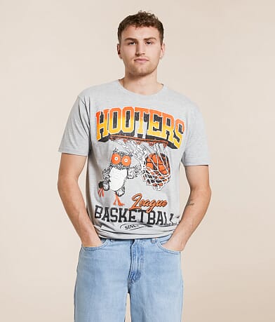 Ripple Junction® Hooters® Basketball T-Shirt front view