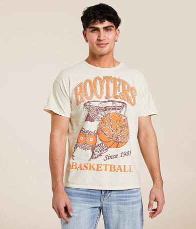 Ripple Junction® Hooters® Basketball T-Shirt front view