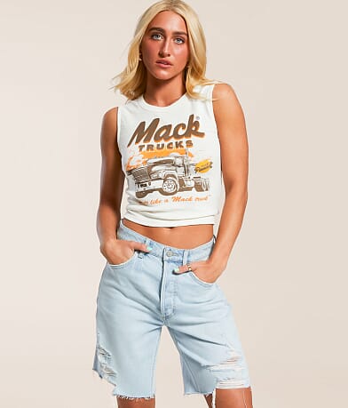 Ripple Junction® Mack® Truck Pinnacle Tank Top front view