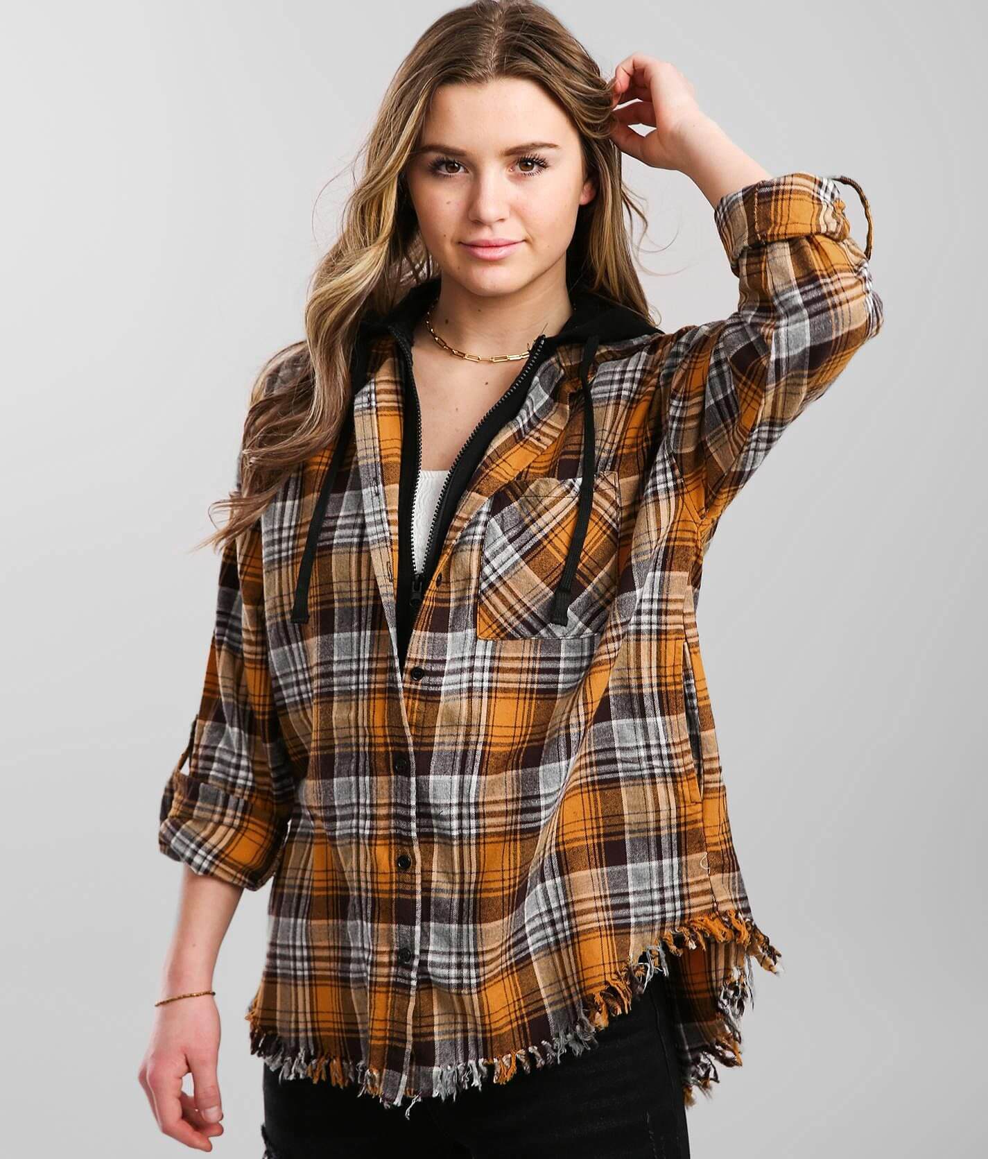 本日のみ価格！mini plaid hooded shirt Supreme Mini Plaid Hooded Shirt Blue Men's - SS22 - US