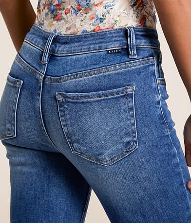 Risen Mid-Rise Boot Stretch Jean back pocket view