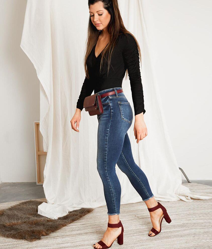 Image of Gimmicks Deep V-Neck Top