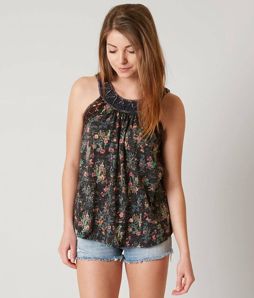 Gimmicks Floral Tank Top front view