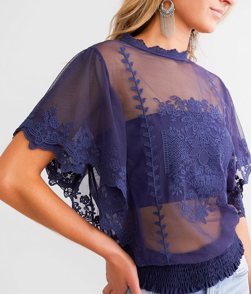 Mesh Lace Top