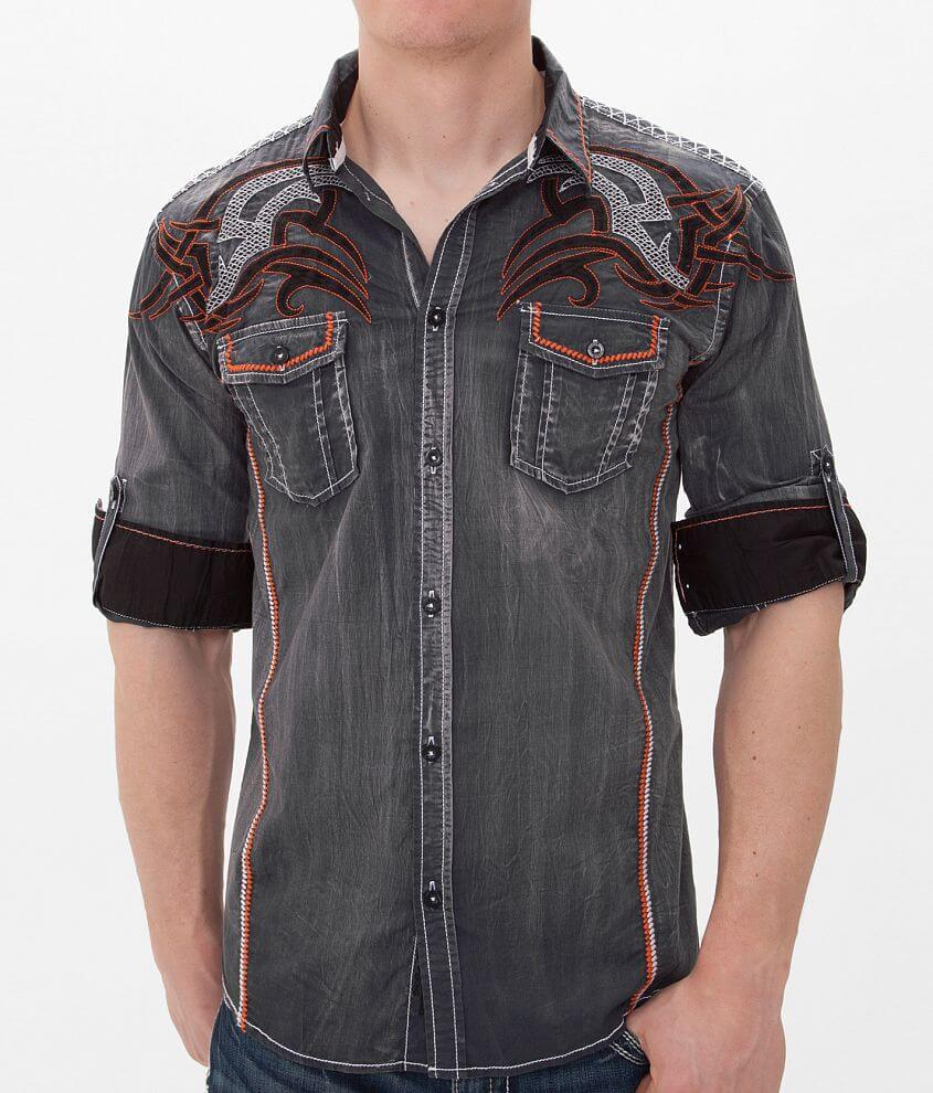 Roar Stonehenge Shirt - Men's Shirts in Grey | Buckle