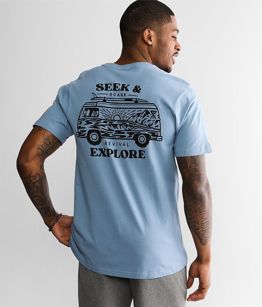 Roark Seek & Explore T-Shirt front view