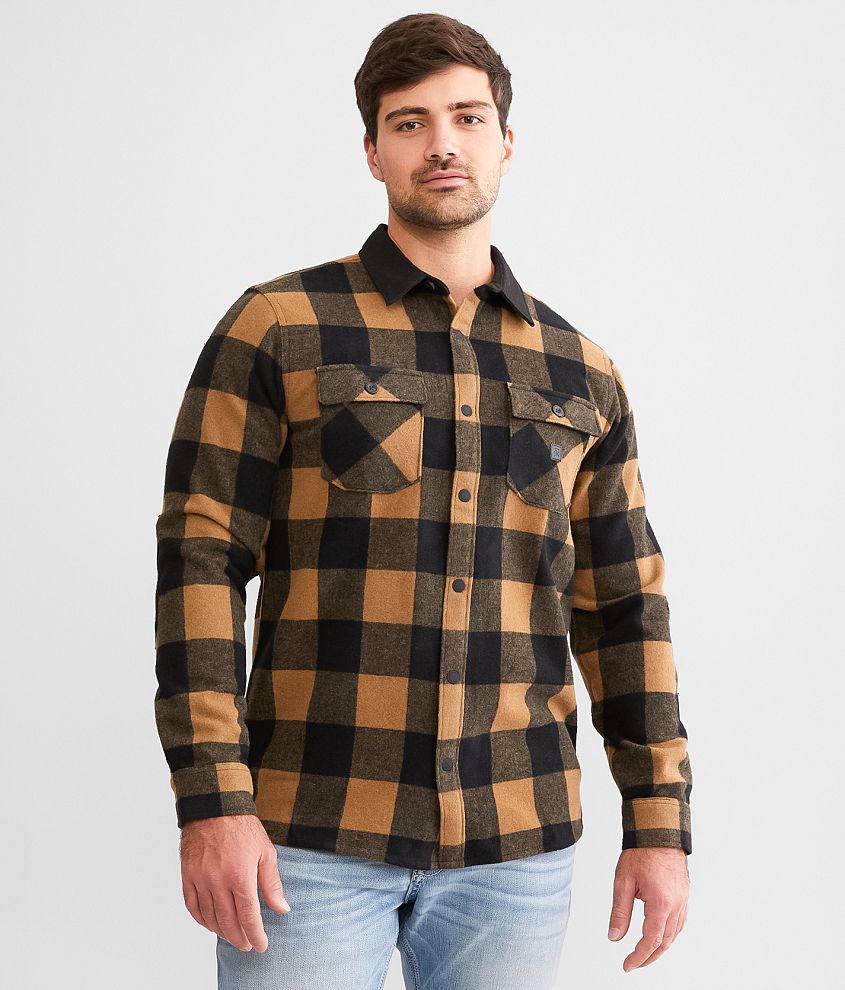 Roark Nordsman Flannel Shirt - Men's Shirts in Dark Khaki | Buckle