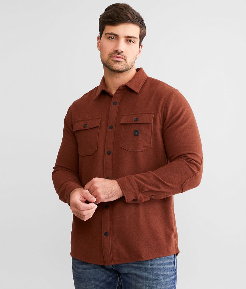 Roark Nordsman Flannel Shirt - Men's Shirts in Red Wine | Buckle