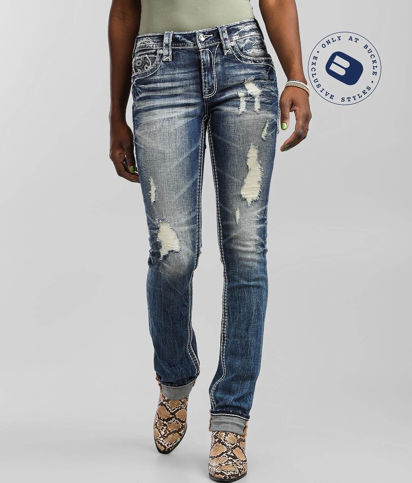 buckle skinny jeans womens