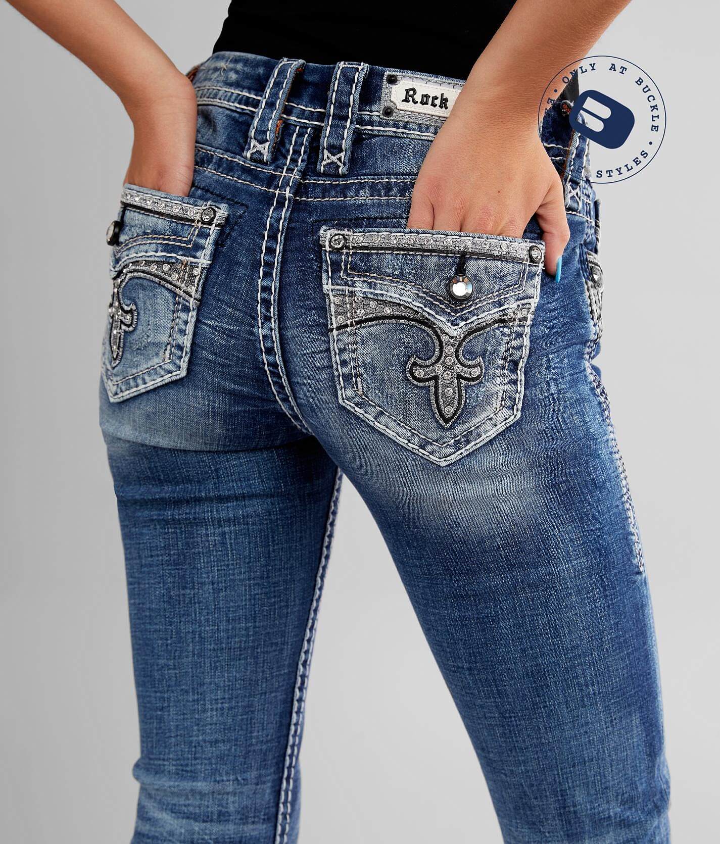 high waisted rock revival jeans