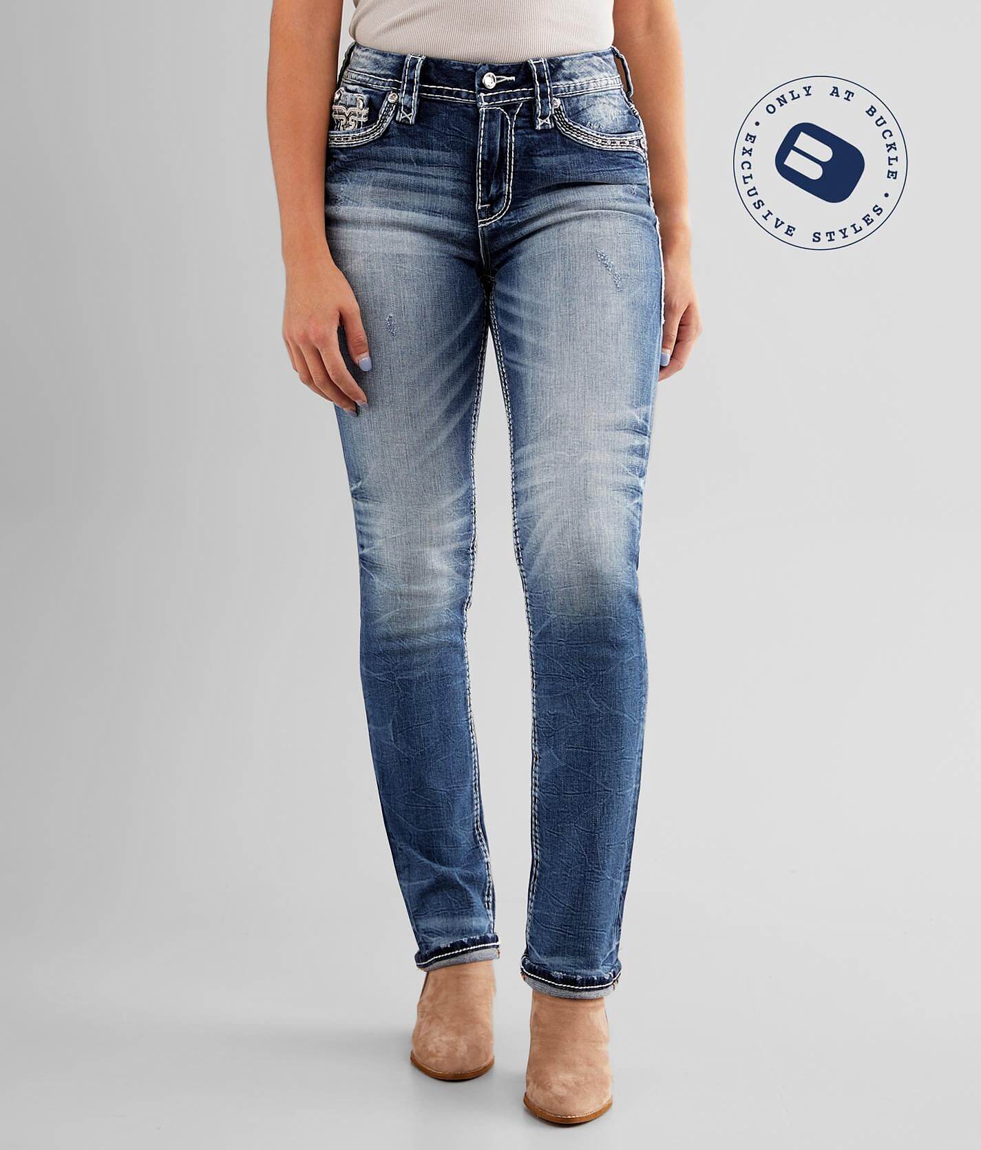 high waisted rock revival jeans