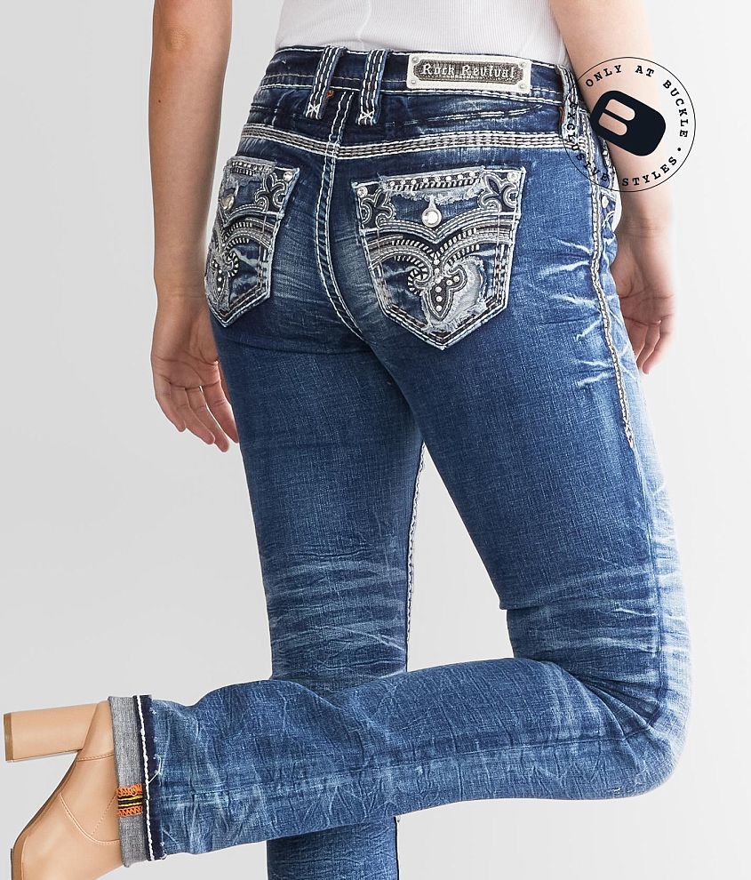 Rock Revival Fana Easy Straight Stretch Jean front view