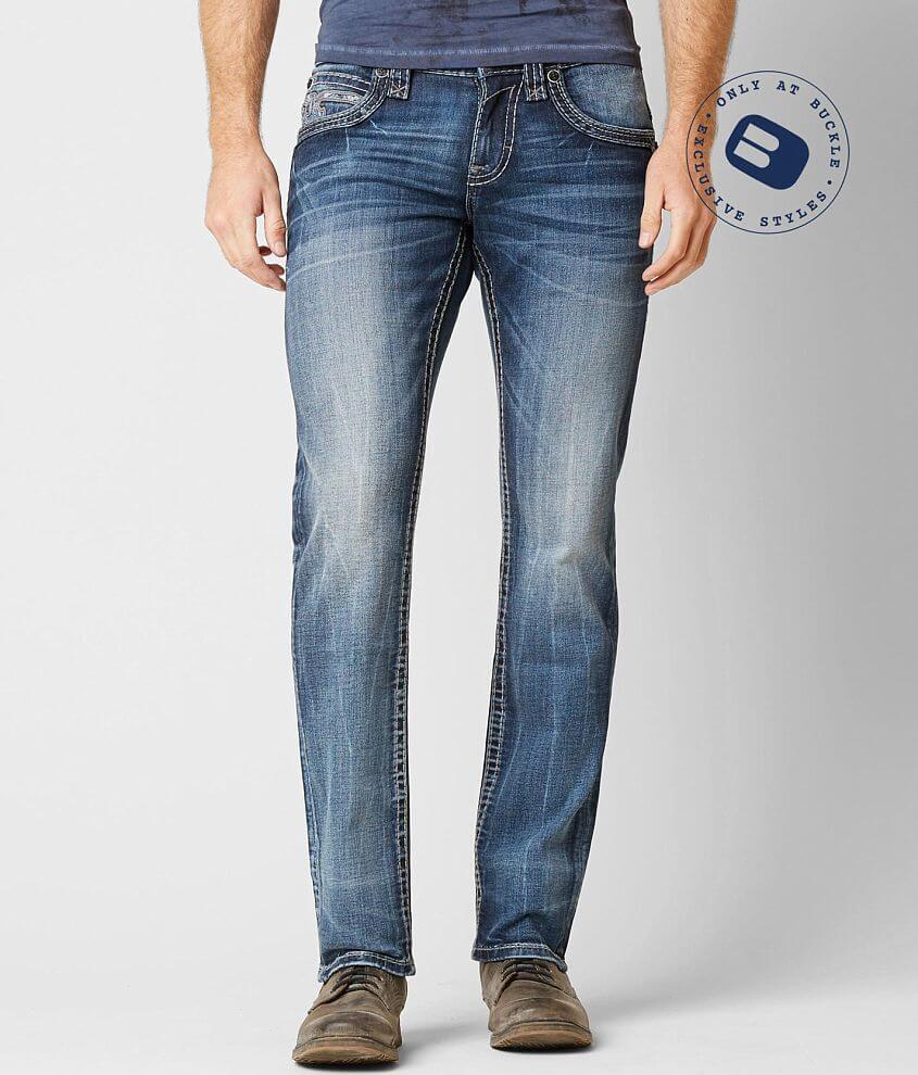 Rock Revival Ece Slim Straight Stretch Jean front view