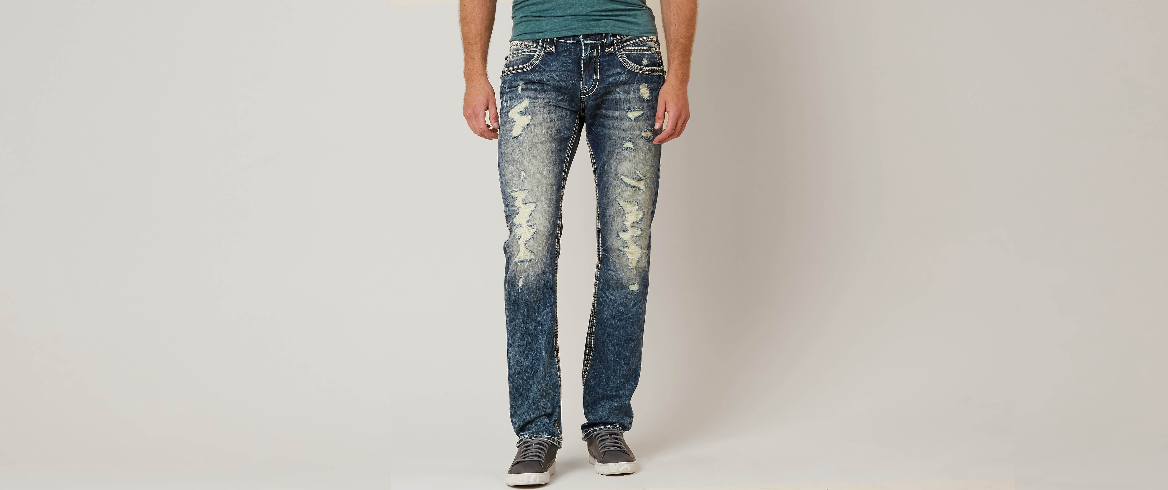 slim straight rock revival jeans
