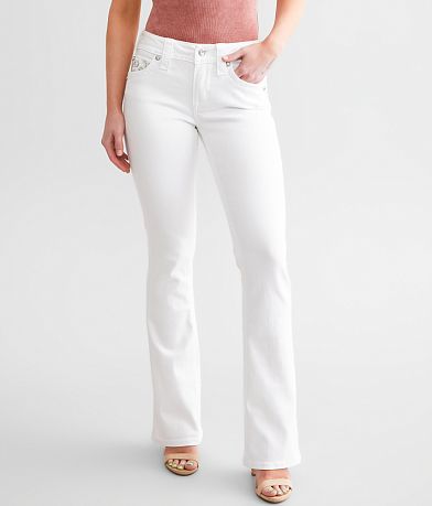 White Jeans for Women Buckle