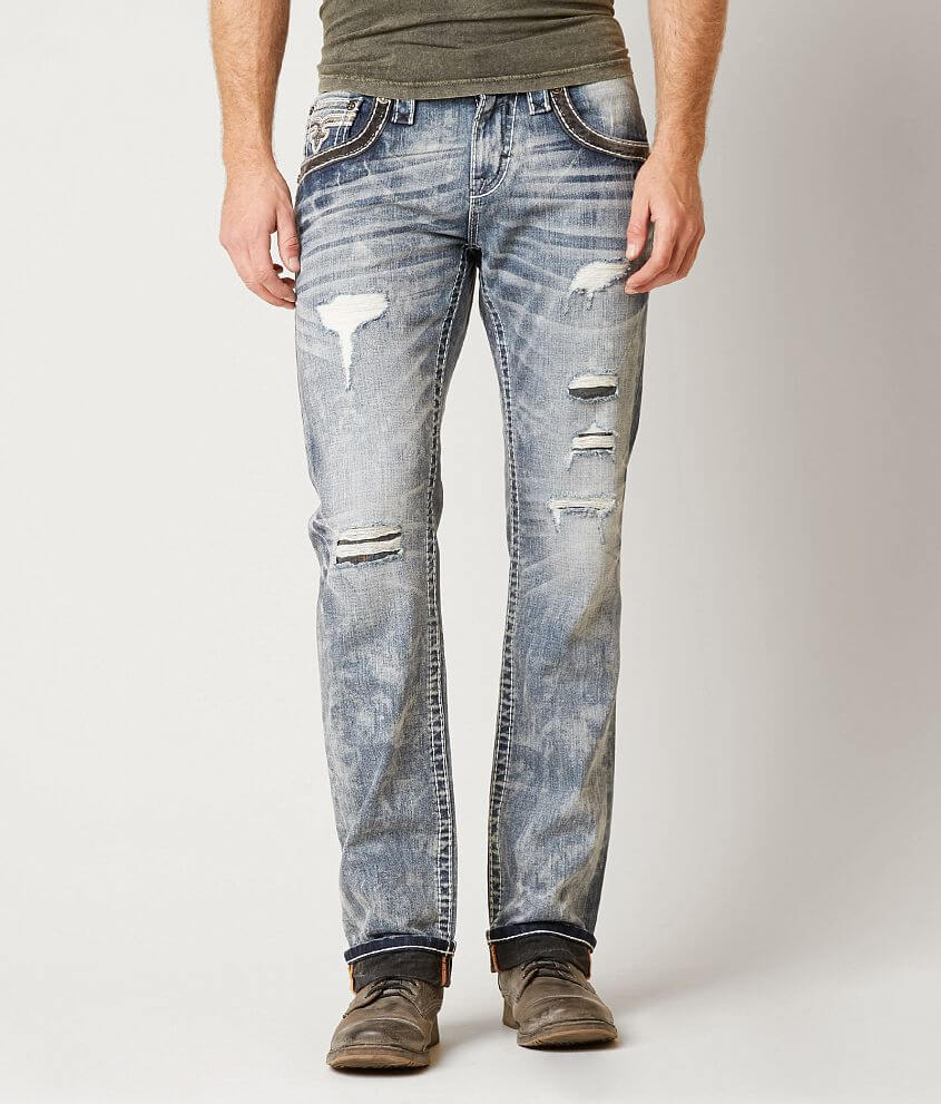 Rock Revival Rylance Relaxed Straight 17 Jean front view