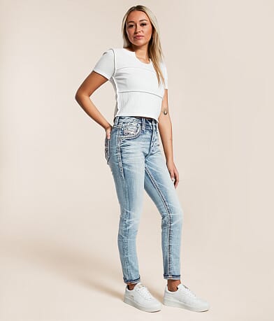 Rock Revival Janit High Rise Ankle Skinny Stretch Jean front view