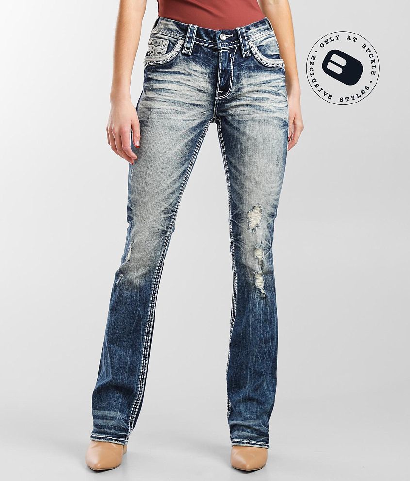 Rock Revival Mid-Rise Boot Stretch Jean front view