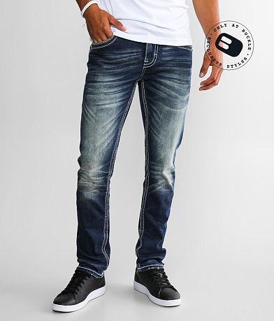 Buckle mens jeans store clearance