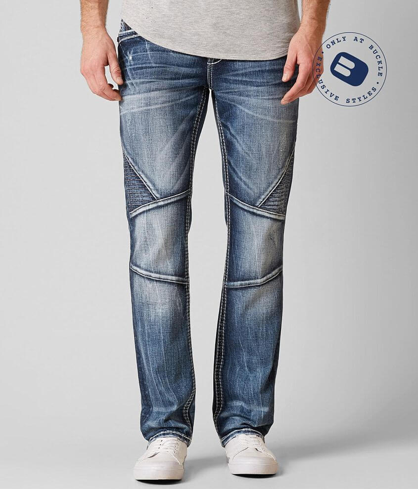 Rock Revival Thorne Biker Slim Straight Jean front view