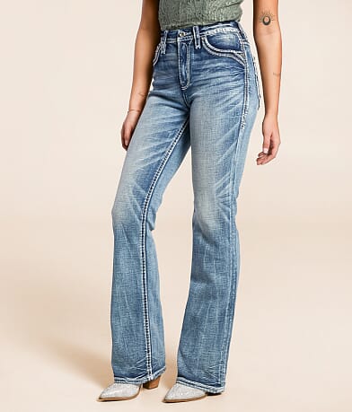 Rock Revival Alyvia Curvy High Rise Boot Stretch Jean front view