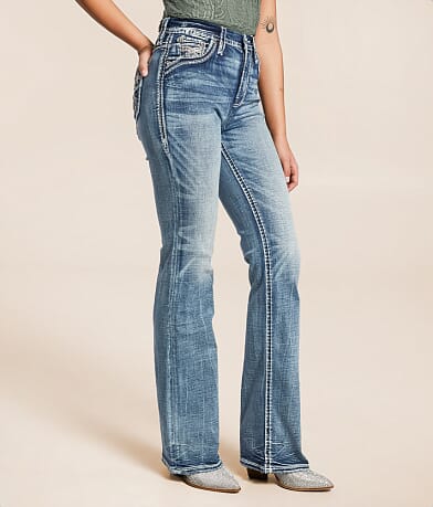 Rock Revival Alyvia Curvy High Rise Boot Stretch Jean full left side view