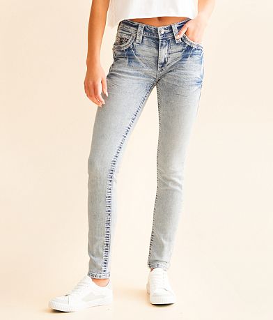 Rock Revival Pearlie Mid-Rise Skinny Stretch Jean front view