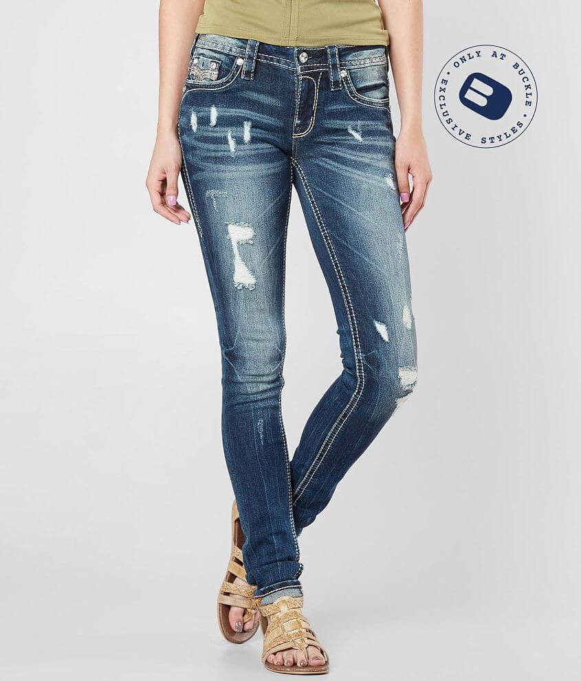 Rock Revival Sherry Mid-Rise Skinny Stretch Jean front view