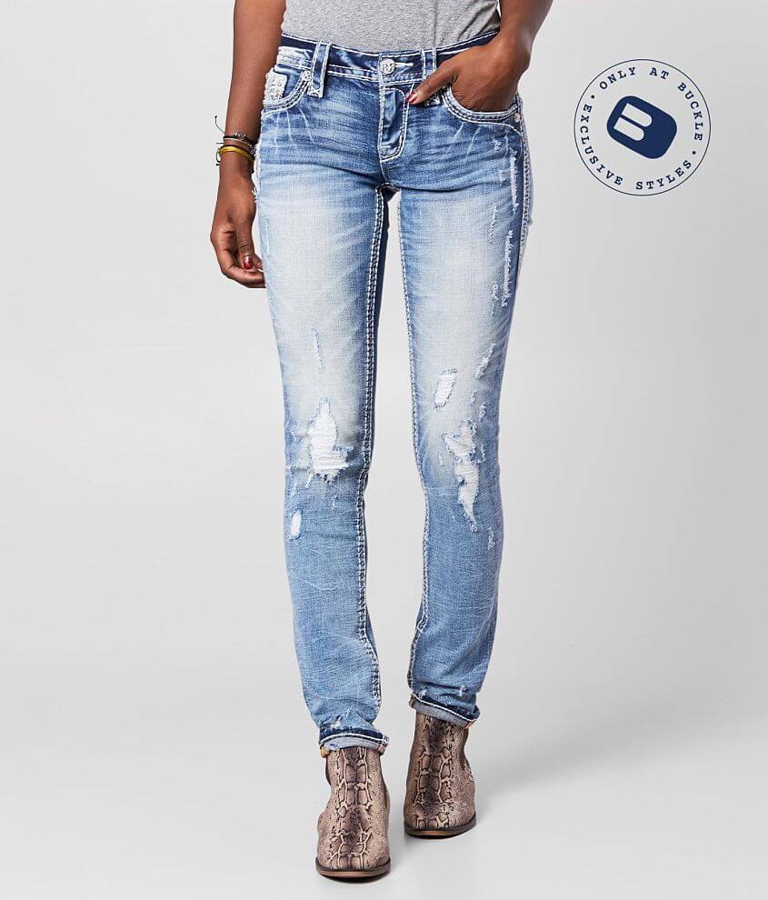 Rock Revival Betty Straight Stretch Cuffed Jean front view