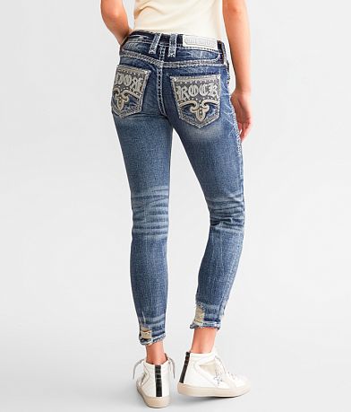 Rock Revival Lainna Low Rise Ankle Skinny Stretch Jean front view