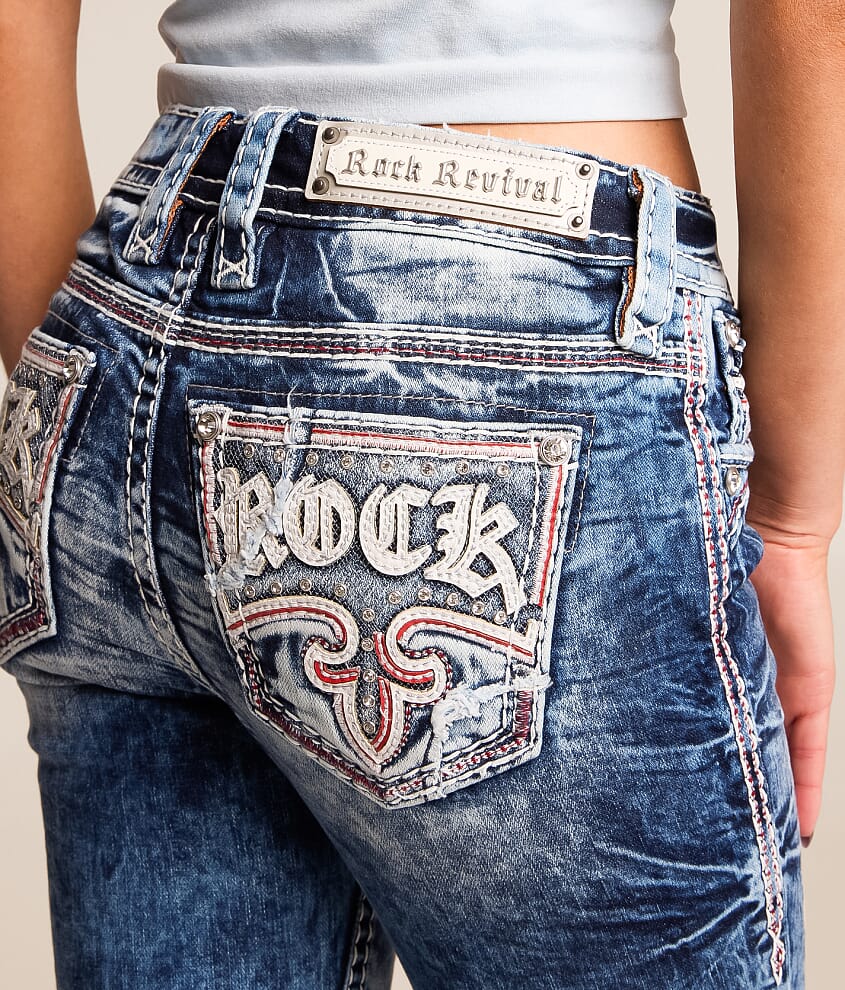 Lainna Mid-Rise Straight Stretch Jean