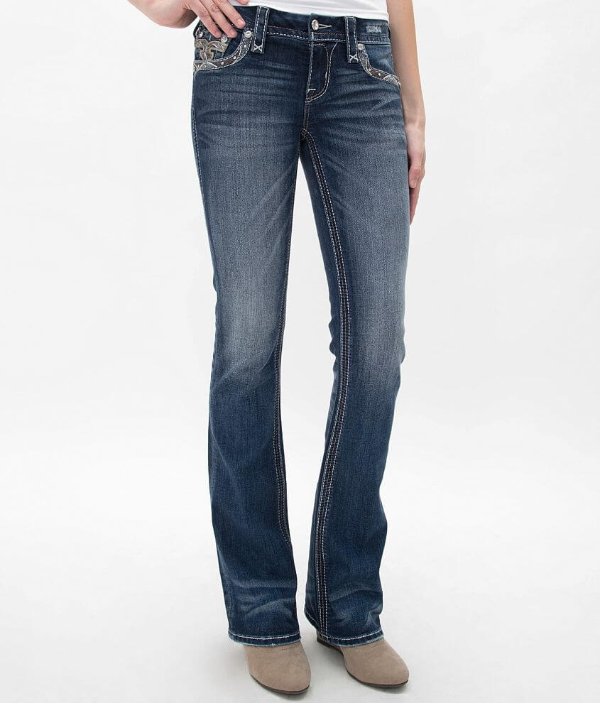 Rock Revival Sapphire Mid-Rise Boot Stretch Jean front view