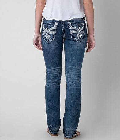 Rock Revival Luz Easy Straight Stretch Jean back view