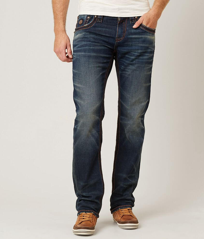 Rock Revival Jamel Straight Stretch Jean front view