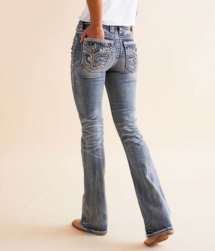 Rock Revival Neala Mid-Rise Boot Stretch Jean front view