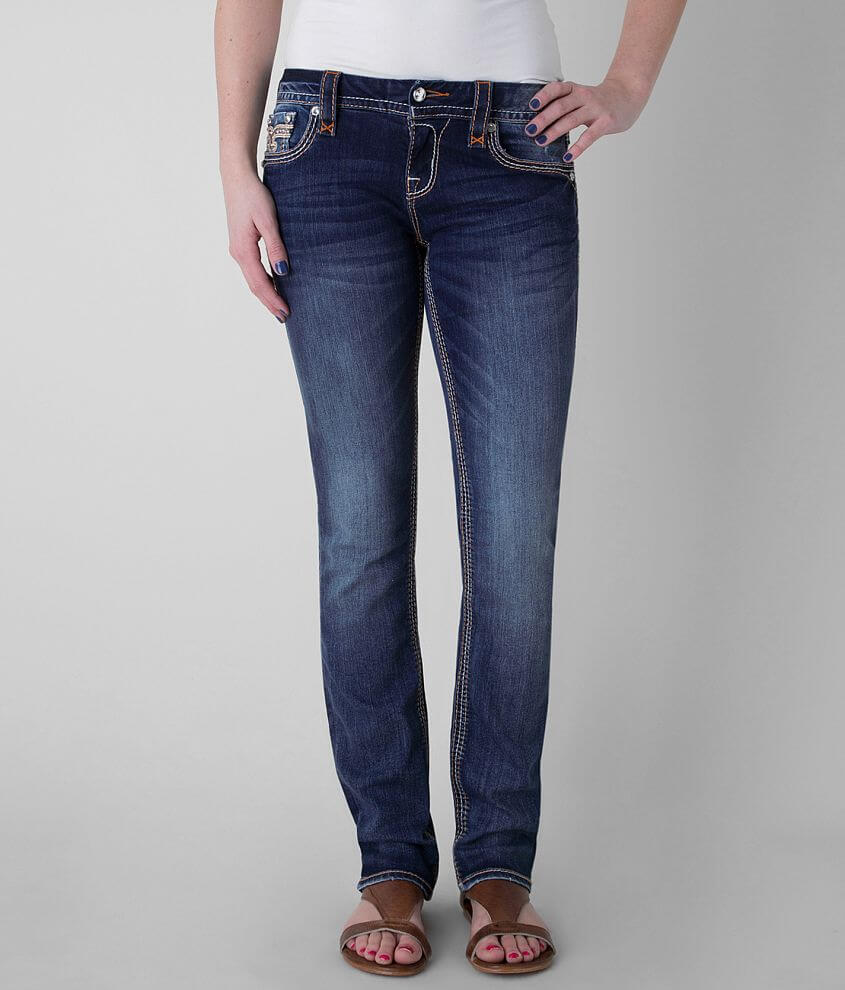 Rock Revival Haine Easy Straight Stretch Jean front view