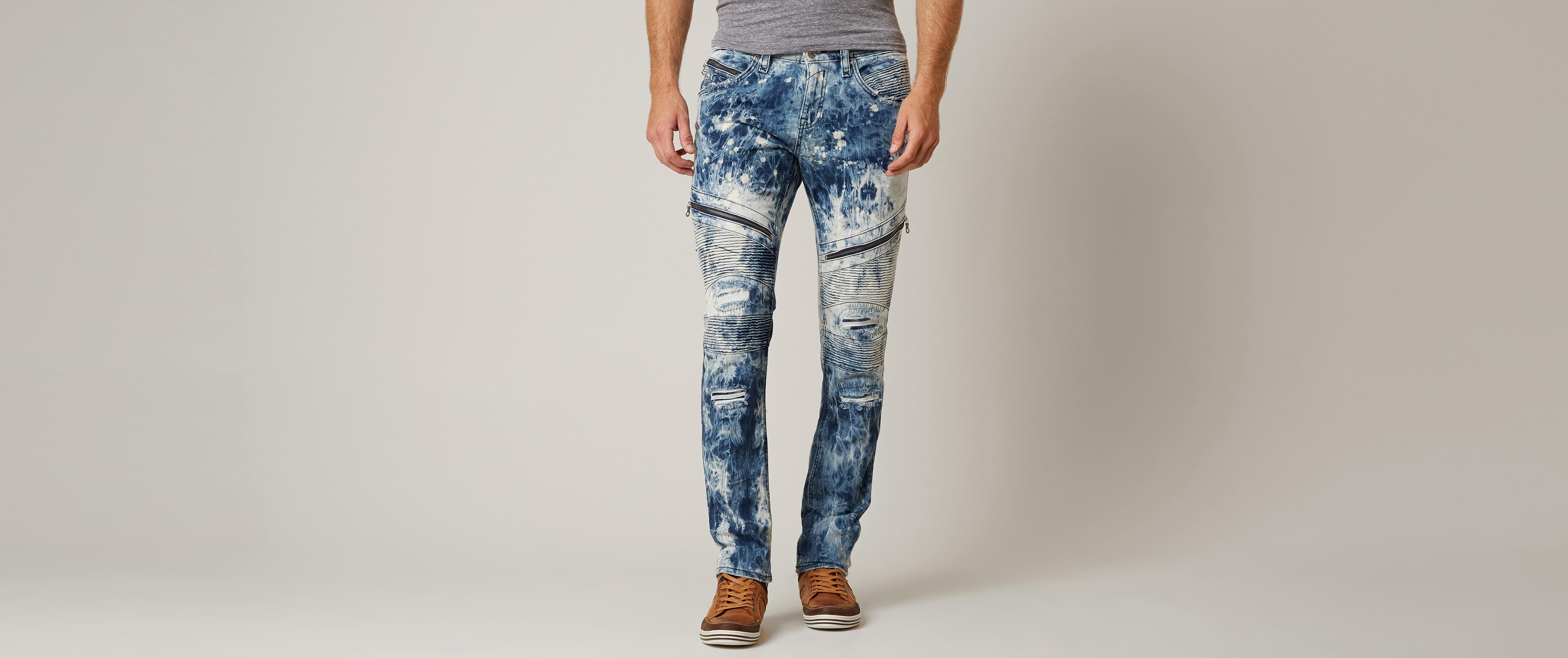 men's rock revival skinny fit jeans