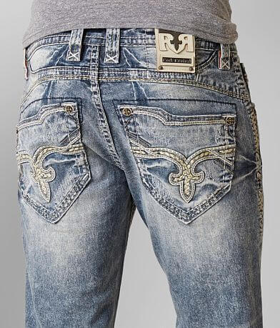 Rock Revival Dael Boot Stretch Jean back pocket view
