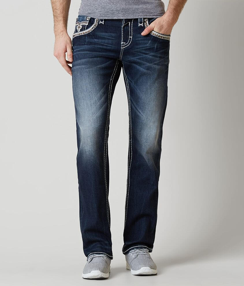 Rock Revival Clem Straight Stretch Jean front view
