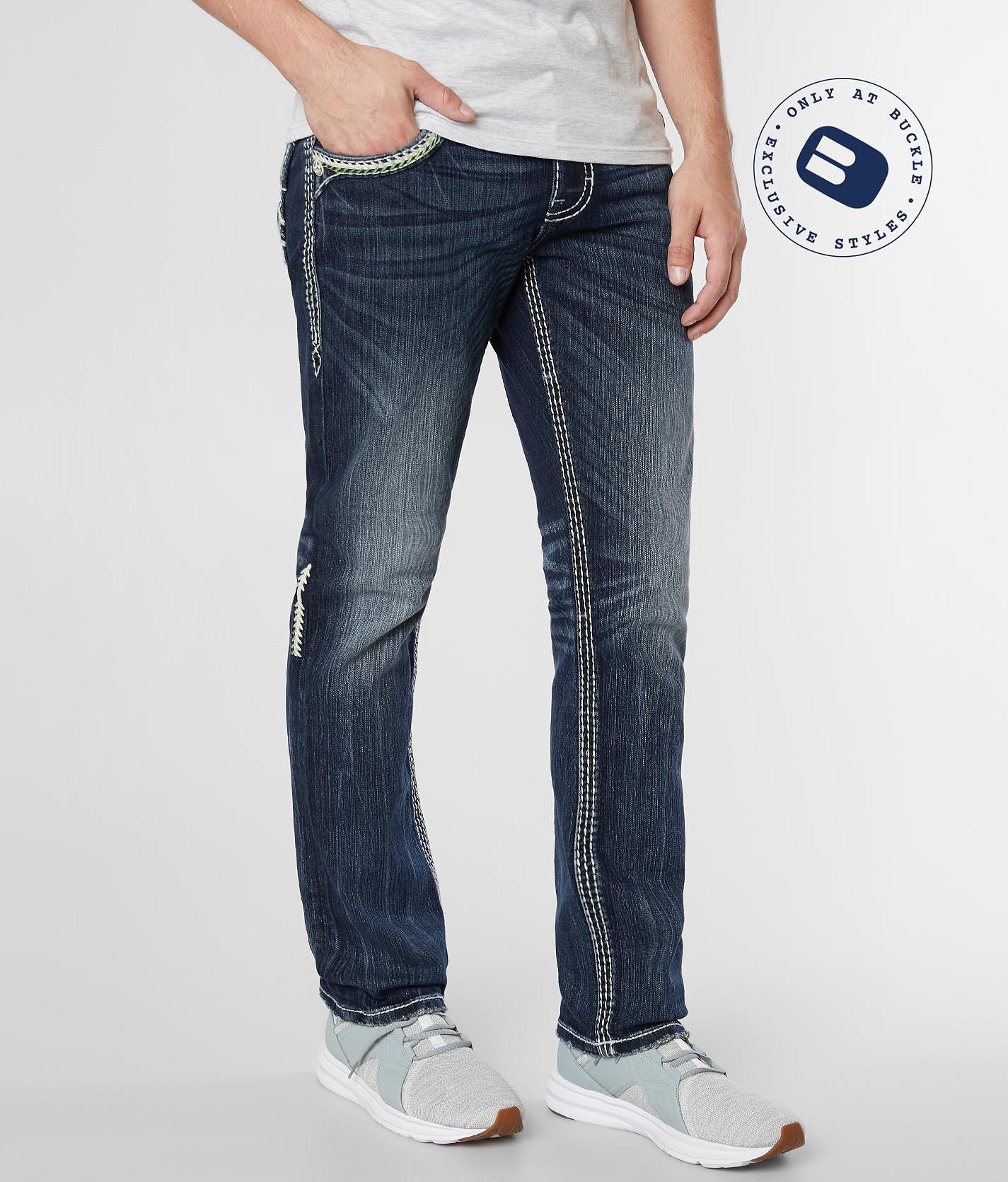 rock revival mens jeans slim straight