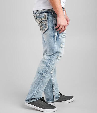 Rock Revival Harmon Straight Stretch Jean full right side view