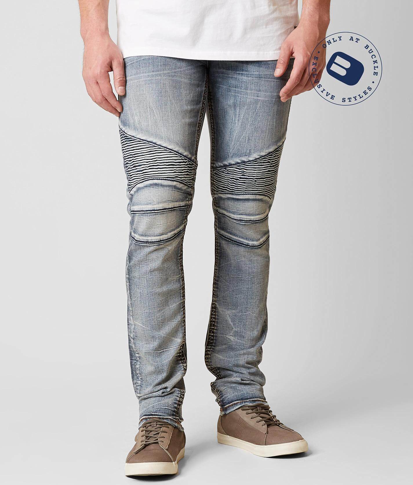 rock revival biker jeans