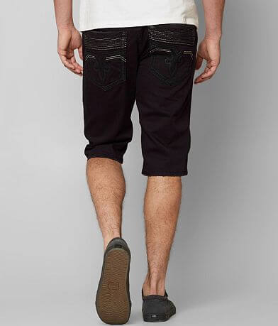 Rock Revival Barak Biker Stretch Short back view