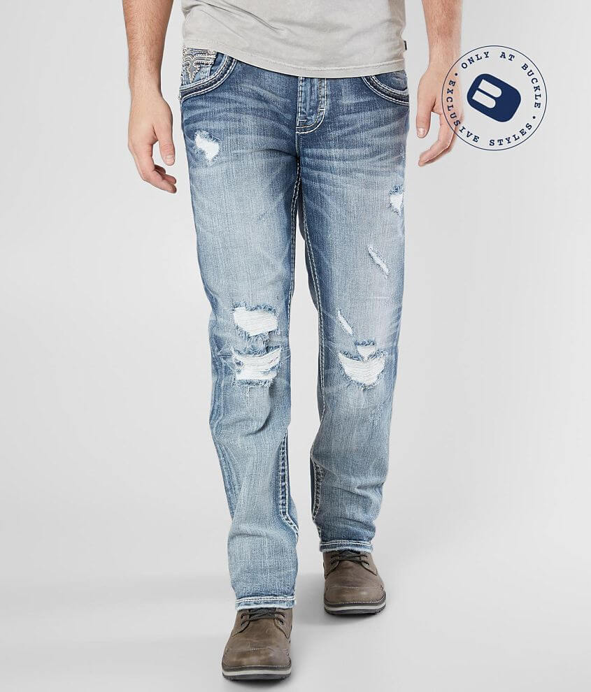 Rock Revival Norman Straight Stretch Jean front view